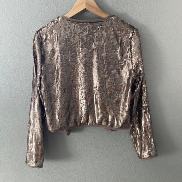 BB Dakota Sequin Jacket - Gold / Bronze - Medium - Picture 6 of 7